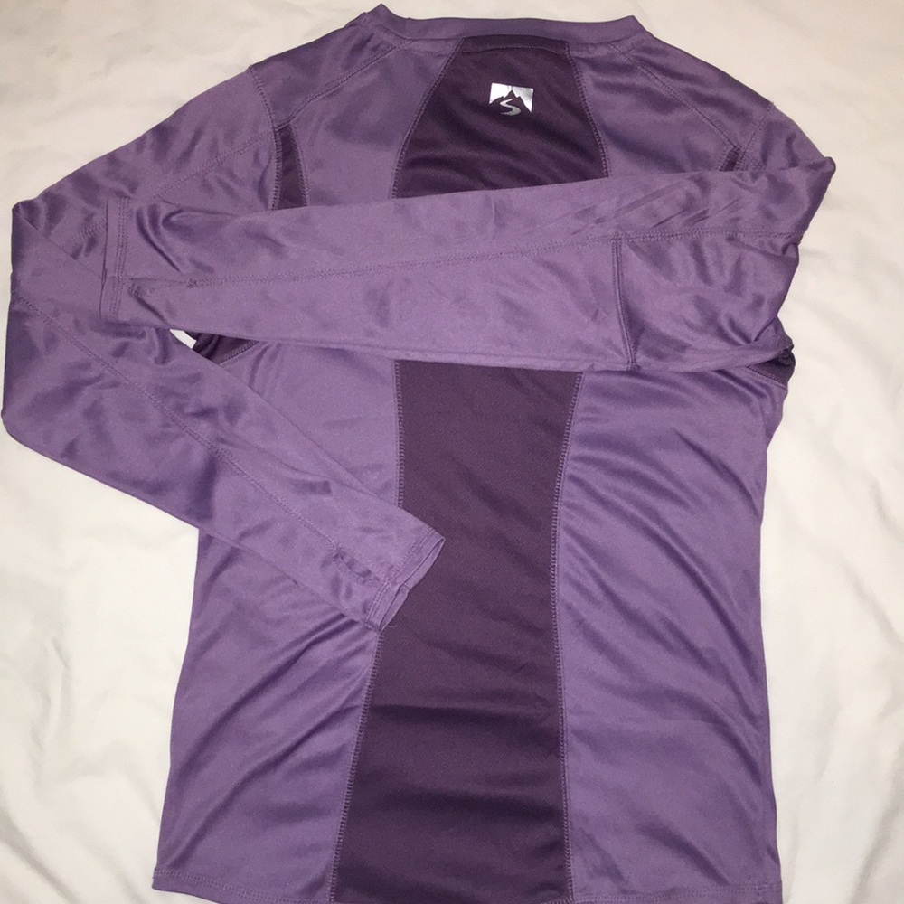 MUST GO PRICING Storm Creek Purple Fitted Long Sleeve Jersey Top M